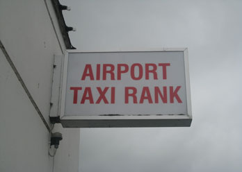 Kerry Airport Taxi Rank Sign